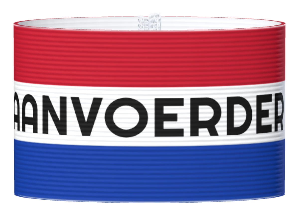 Captain's armband designed by a customer