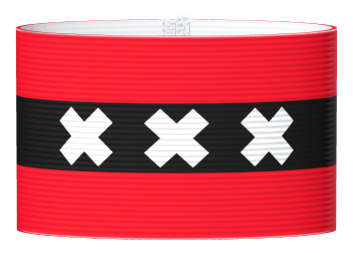 Captain's armband designed by a customer