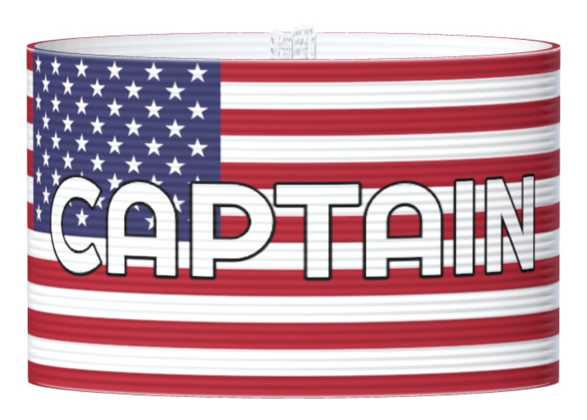 Captain's armband designed by a customer