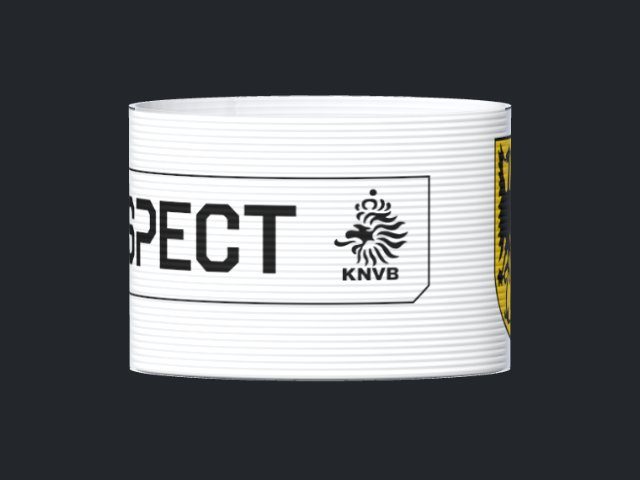 Captain's armband designed by a customer