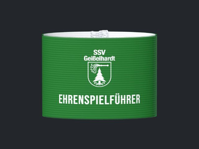 Captain's armband designed by a customer