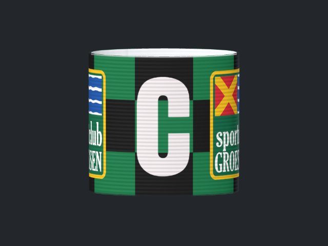 Captain's armband designed by a customer