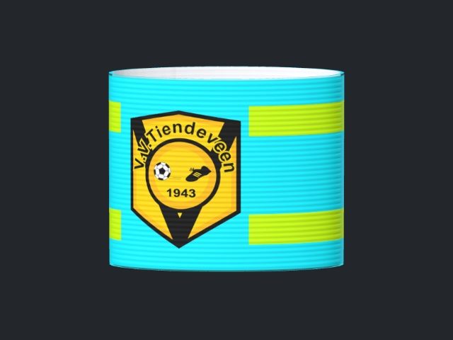 Captain's armband designed by a customer