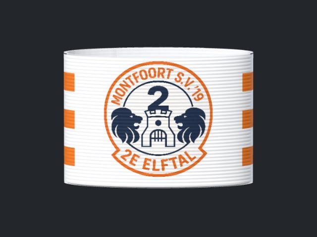 Captain's armband designed by a customer