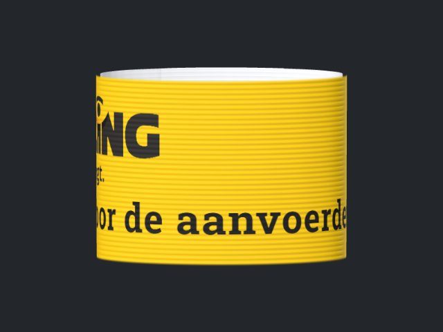 Captain's armband designed by a customer