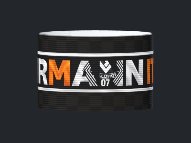 Captain's armband designed by a customer