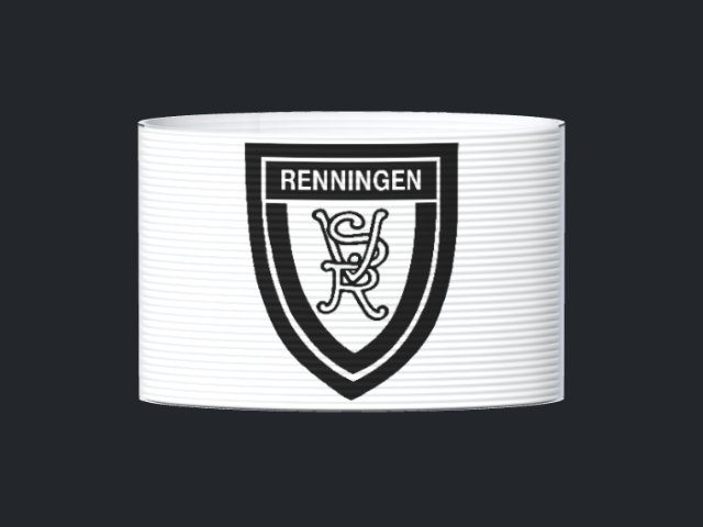 Captain's armband designed by a customer