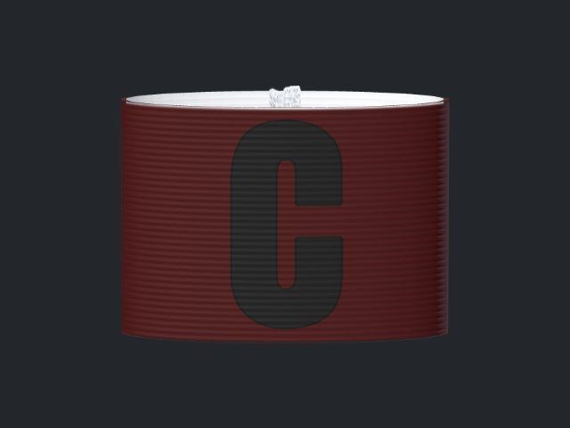 Captain's armband designed by a customer
