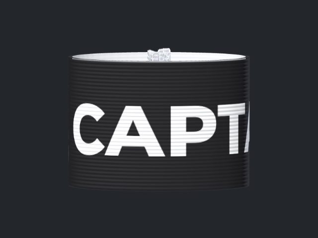 Captain's armband designed by a customer