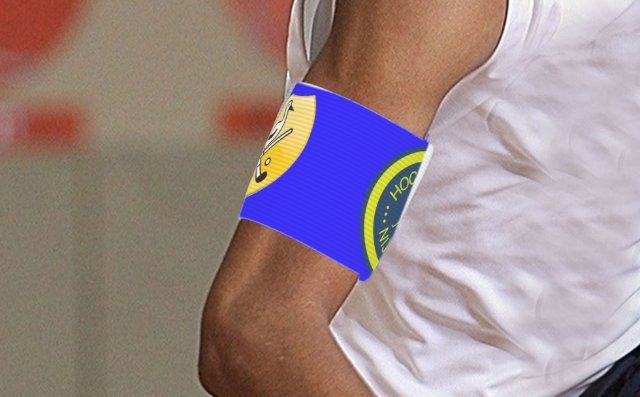 Captain's armband designed by a customer