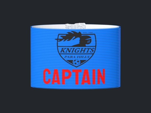 Captain's armband designed by a customer