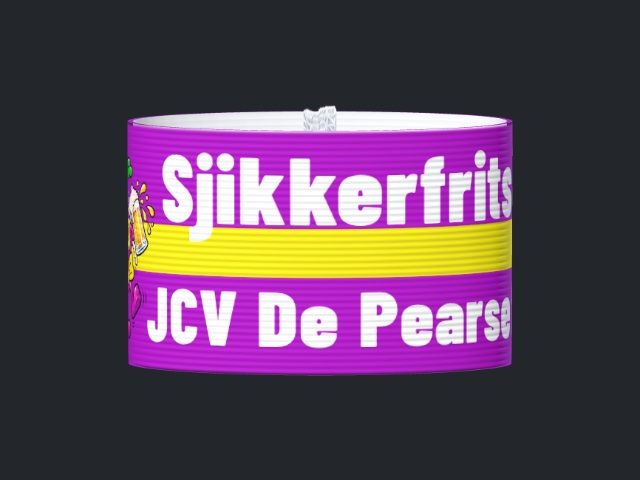 Captain's armband designed by a customer