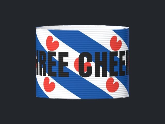 Captain's armband designed by a customer