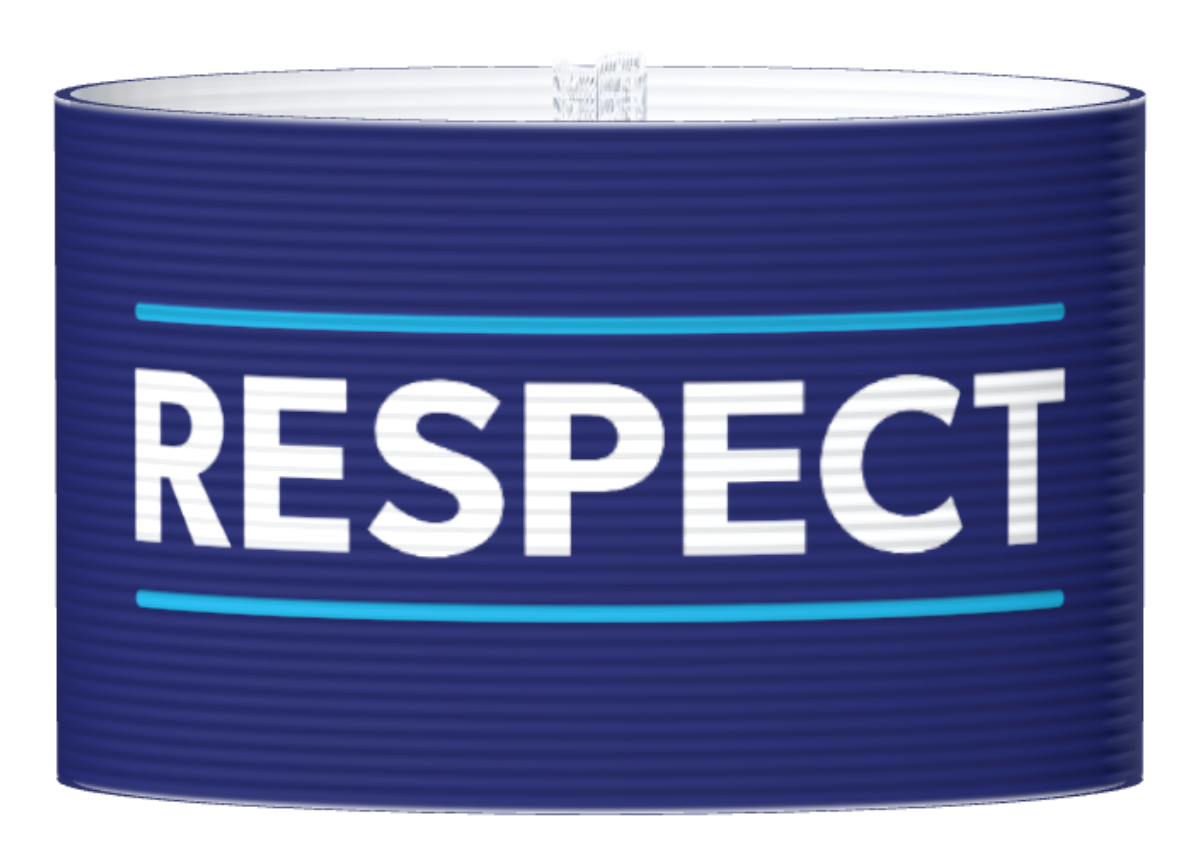 Captain's armband designed by a customer