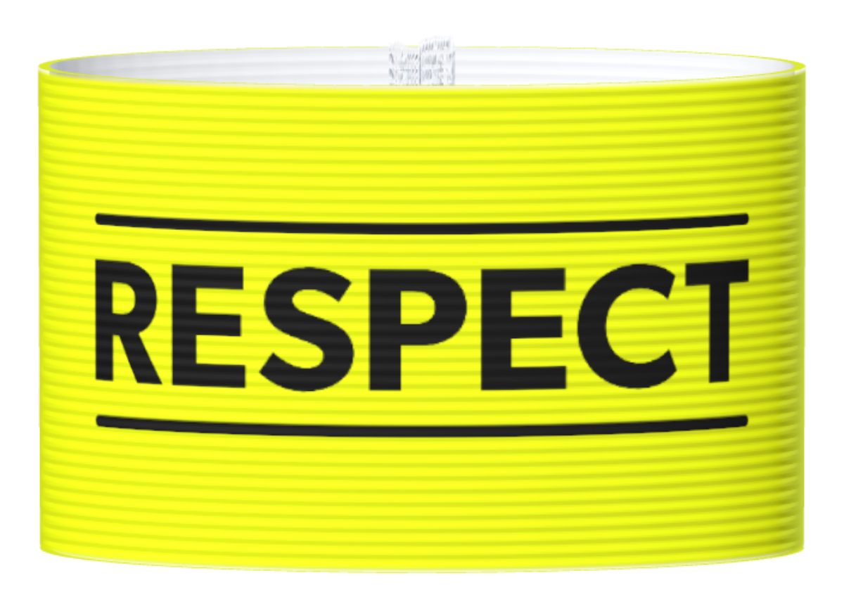 Captain's armband designed by a customer